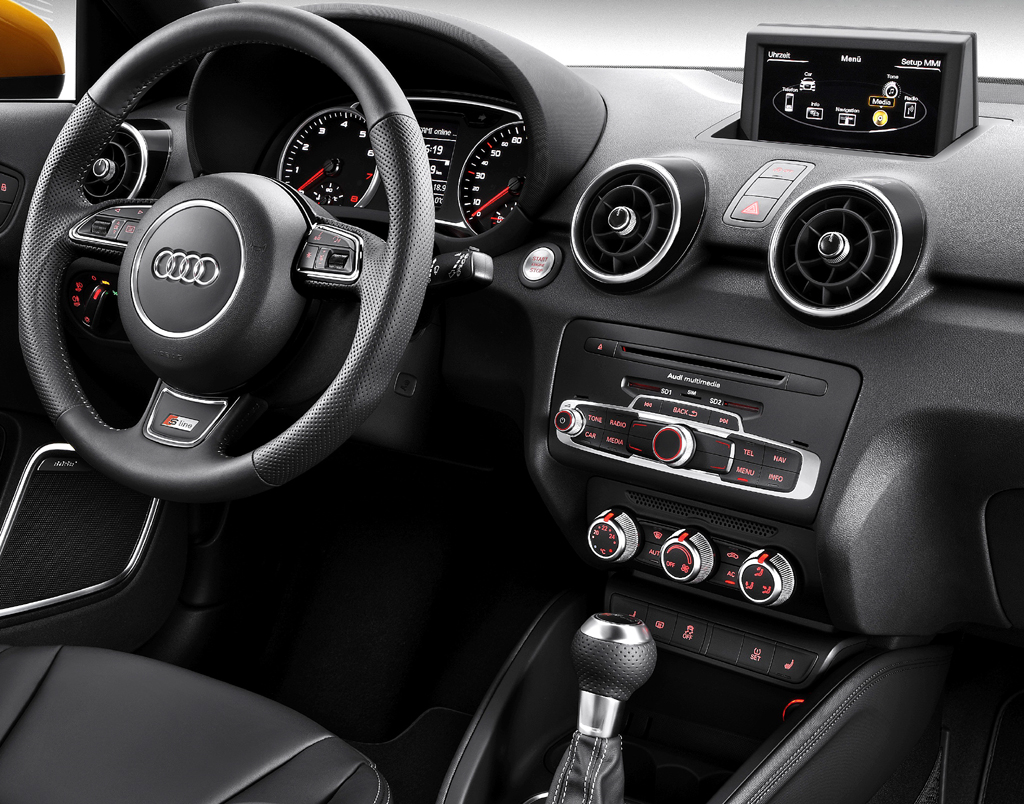 Audi A1 Sportback: Blick ins Cockpit. 