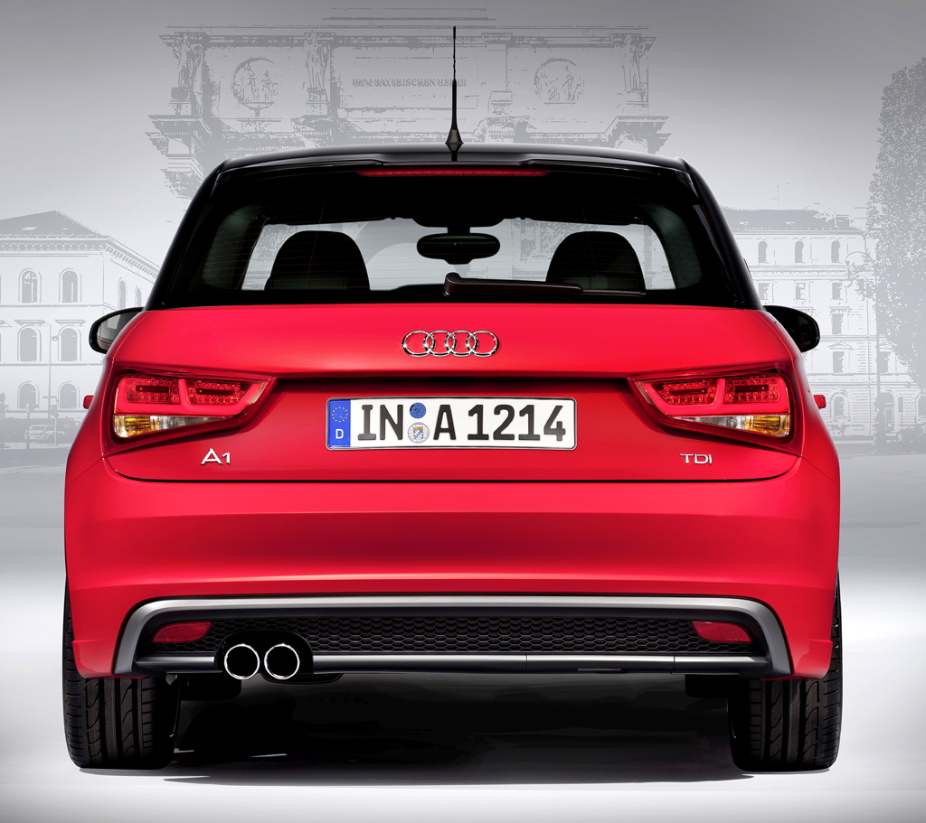 Audi A1 Sportback: Hinten sind zwei Plätze Serie, drei ohne Aufpreis möglich. 