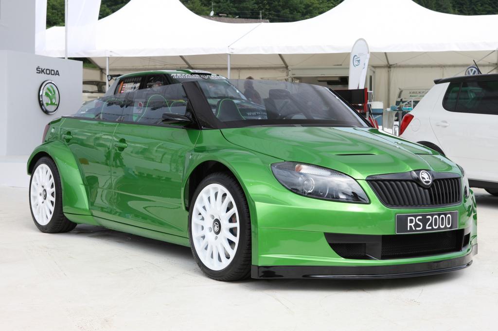 Auf dem Skoda-Stand gibt es eine schnelle Studie zu sehen