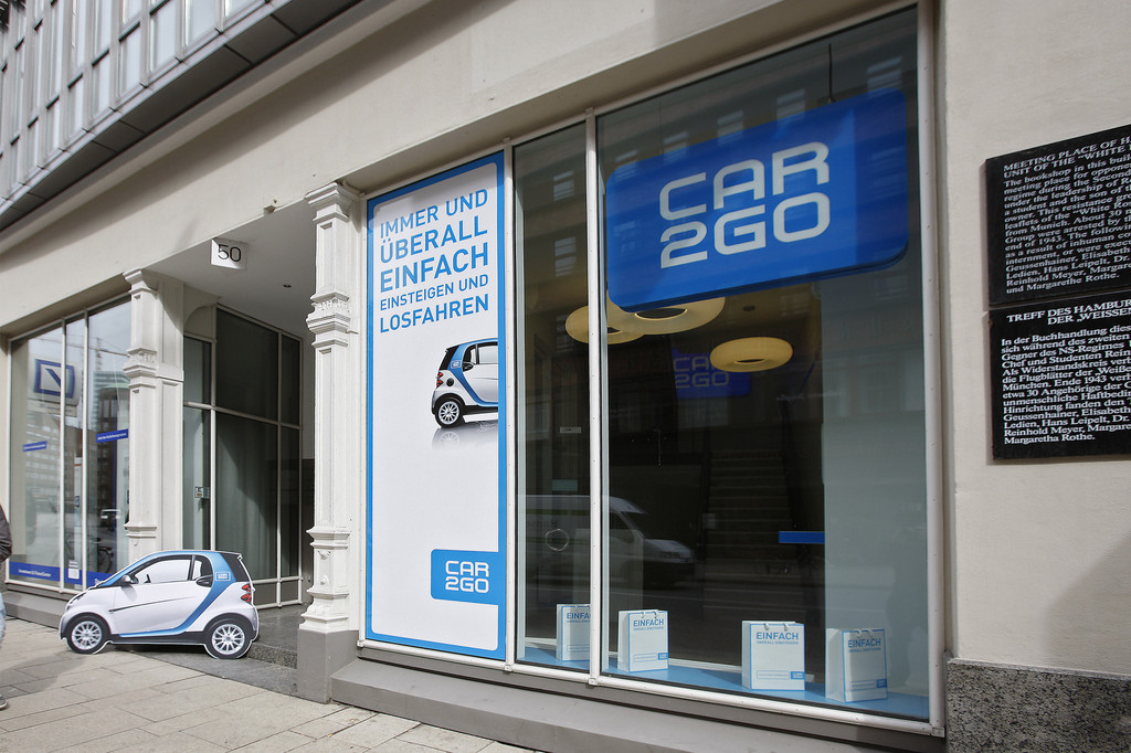 Car2go in Hamburg.
