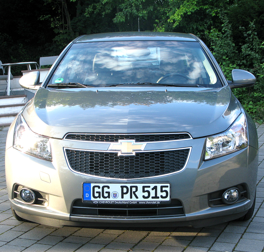 Chevrolet Cruze: Blick auf die Frontpartie des Fünfsitzers. 