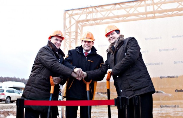 Conti legt Grundstein für neue Reifenfabrik in Russland