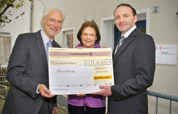 Continental-Mitarbeiter spenden 11 700 Euro