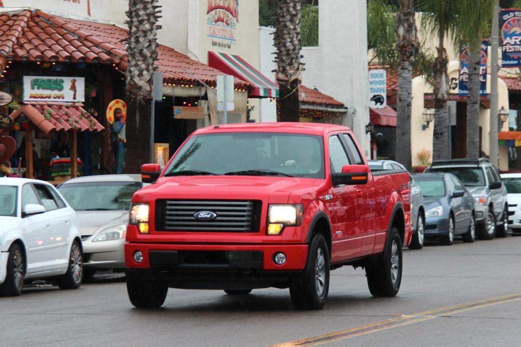 Dank breiter Straßen macht der F-150 auch in Innenstädten keine Probleme