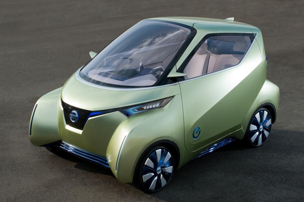 Das E-Auto bietet auf drei Metern Platz für drei Insassen