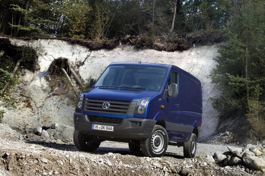 Den VW Crafter gibt es jetzt auch als Allrader
