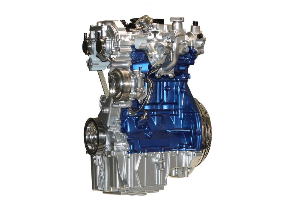 Der Dreizylinder von Ford hat einen Liter Hubraum