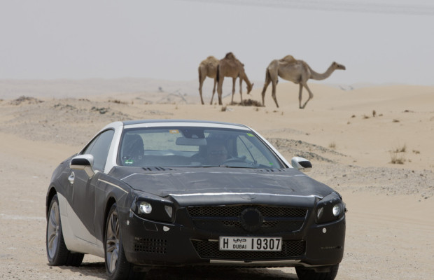 Der Mercedes-Benz SL kommt in Detroit: Mittelstürmer