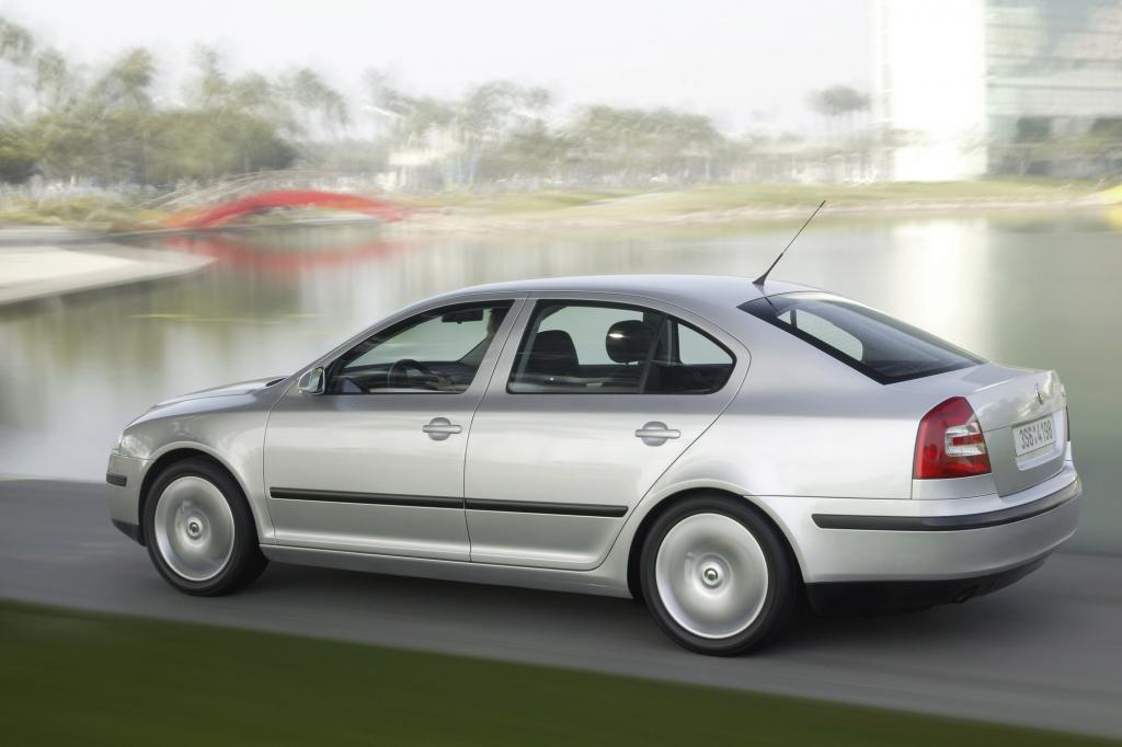 Der Octavia II, seit 2004 auf dem Markt, steht auf der VW Golf-IV-Plattform