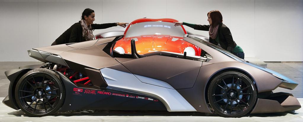 Der Sbarro Evoluzione überrascht auf der Essen Motor Show mit einem völlig eigenständigen Designkonzept. 