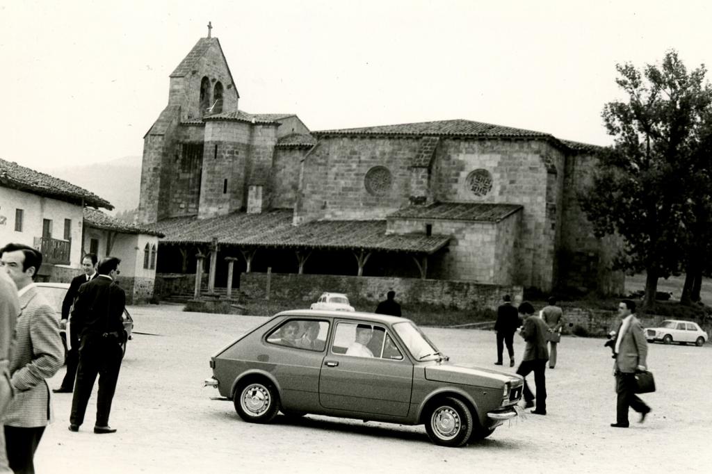 Der Seat 127 bei der Präsentation in Bilbao 1972