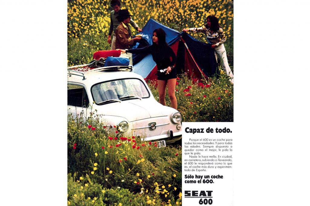 Der Seat 600 in der zeitgenössischen Werbung