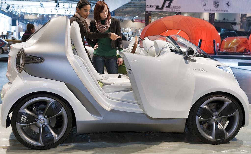 Der Smart Forspeed ist eine Elektroversion des ultrakompakten Wagens. 