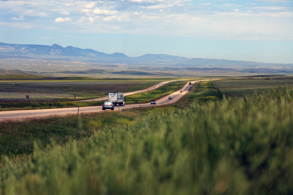 Die Weiten Montanas werden auf gut ausgebauten Highways schnell durchfahren.
© mid 
