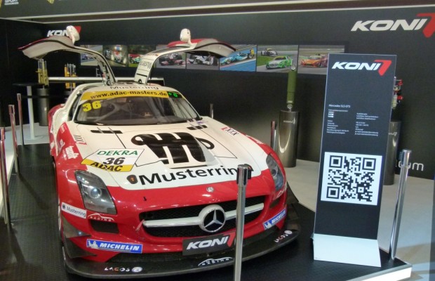 Essen Motor Show 2011: Mercedes-Benz SLS AMG GT3 – Flügelmonster mit Koni-Dämpfern