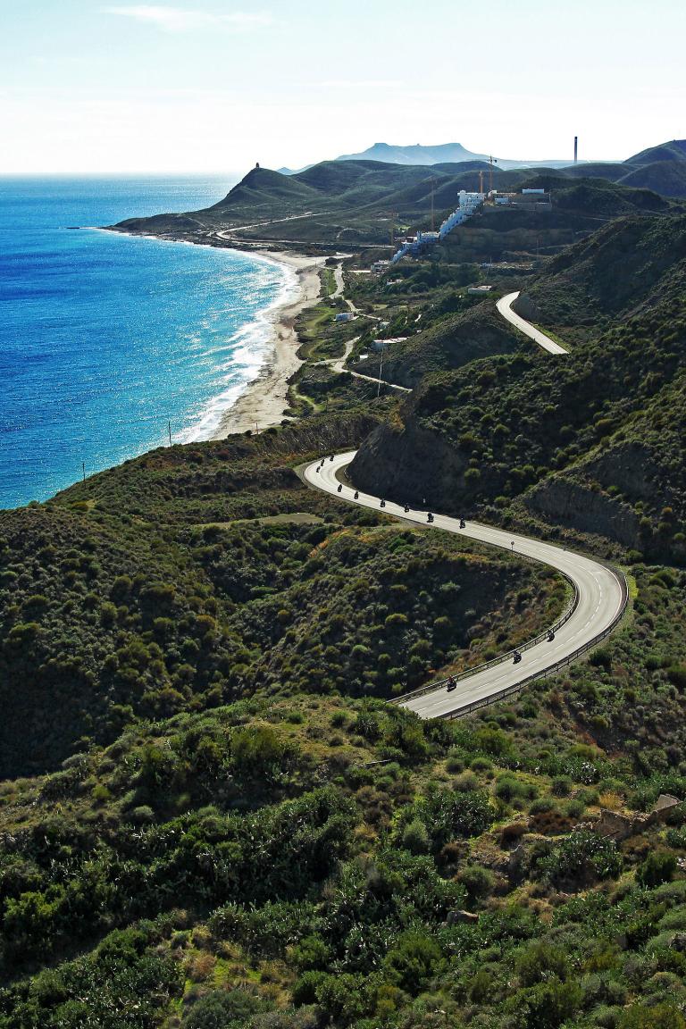 Für den Landstraßen-Test werden beim BMW Motorrad Camp im spanischen Almeria neben den aktuellen BMW-Motorrädern auch einige BMW K 1600 GTL und K 1600 GT zur Verfügung stehen. 
