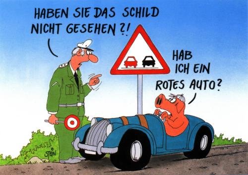 Hello and Goodbye - Führerschein bekommen und gleich wieder verloren. Bild: Ulli Stein.