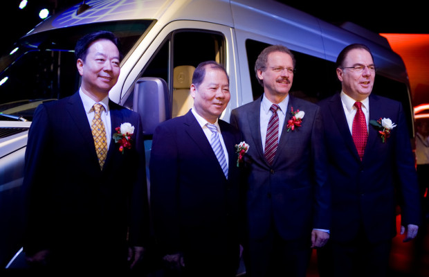 In China rollte der erste Sprinter vom Band