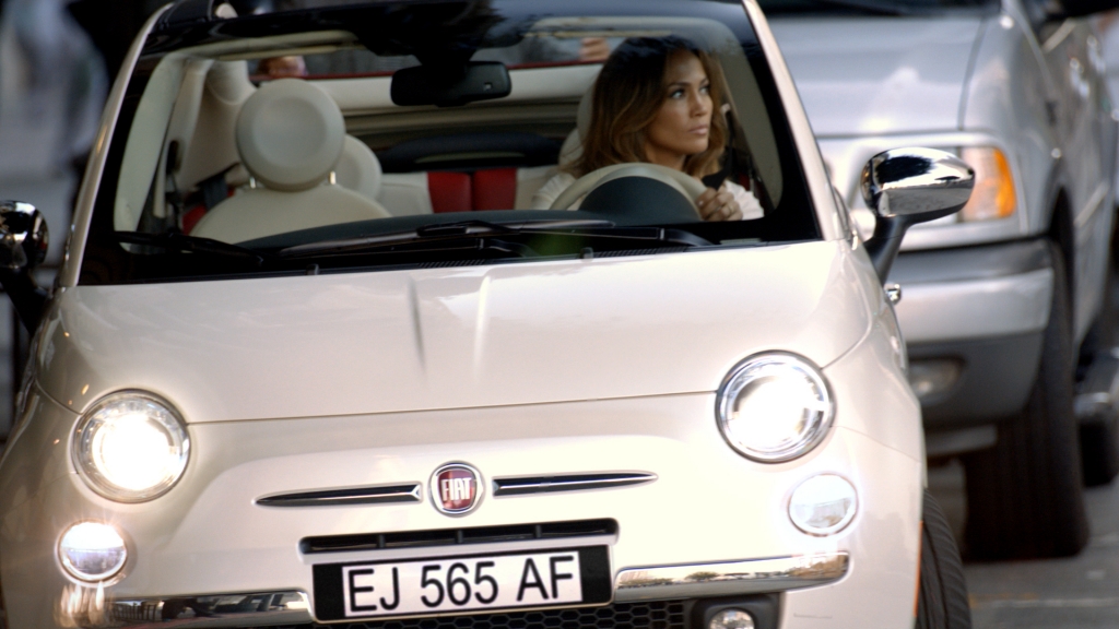 Jennifer Lopez fährt Fiat 500