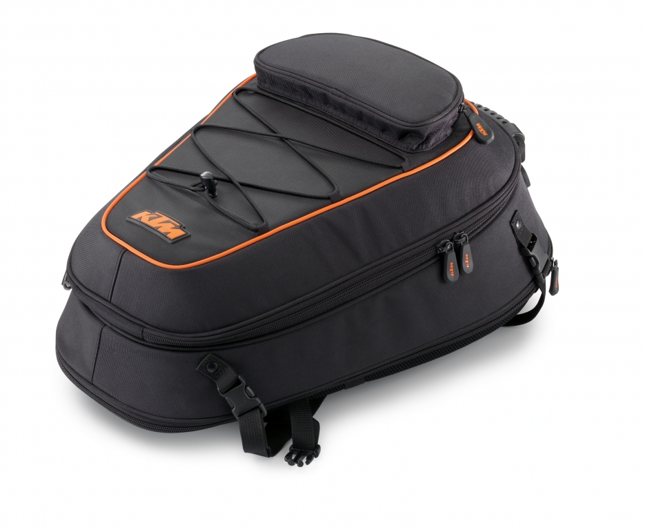 KTM: Hecktasche mit Rucksack-Funktion