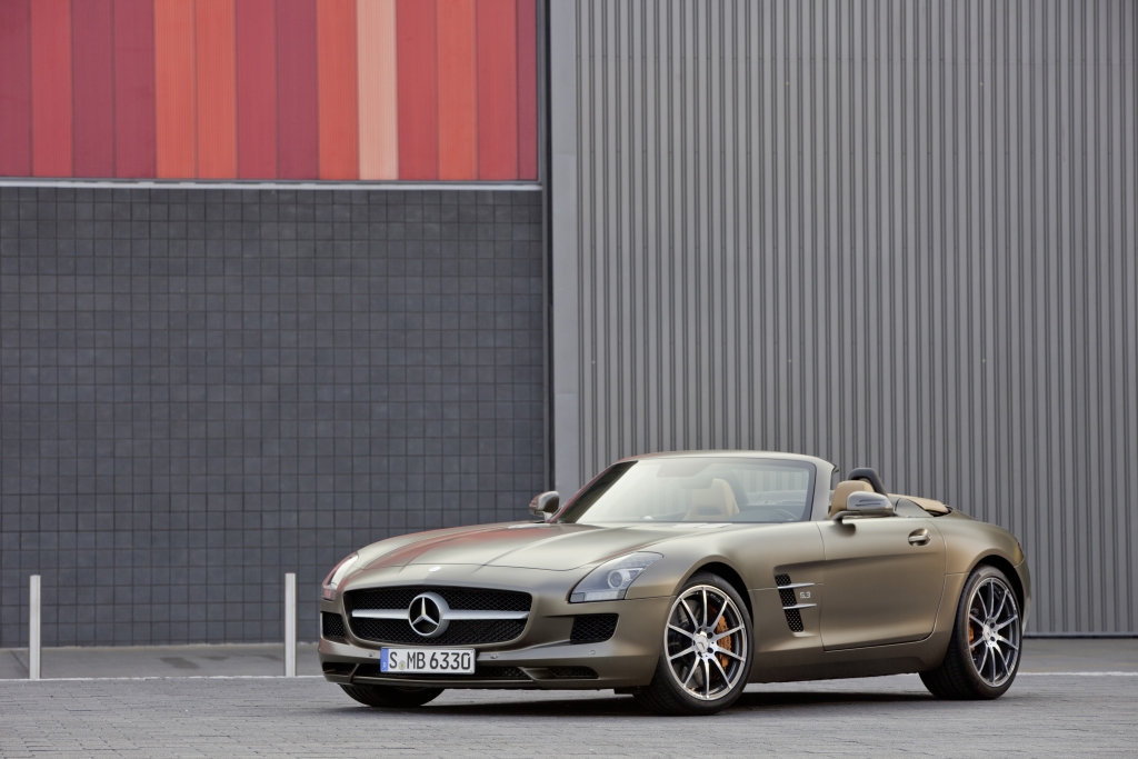 Live dabei: Fotoshooting für den Mercedes SLS AMG Roadster