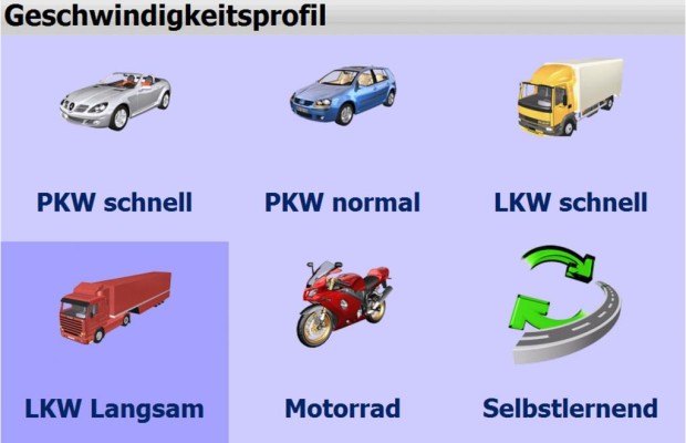 Lkw-Navigation berücksichtigt persönlichen Fahrstil