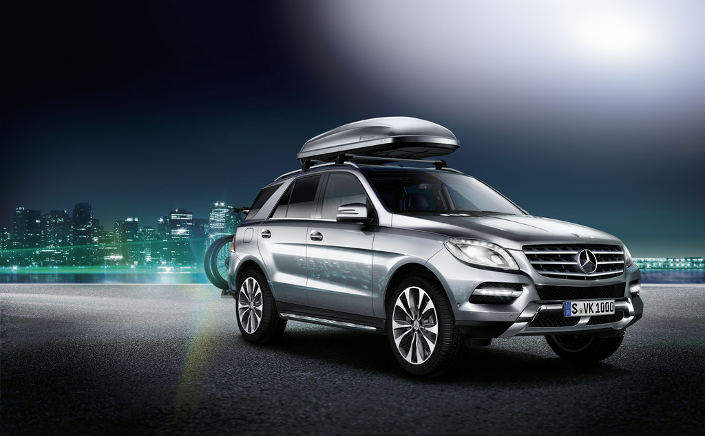 Mercedes-Benz bietet viel Zubehör für die M-Klasse