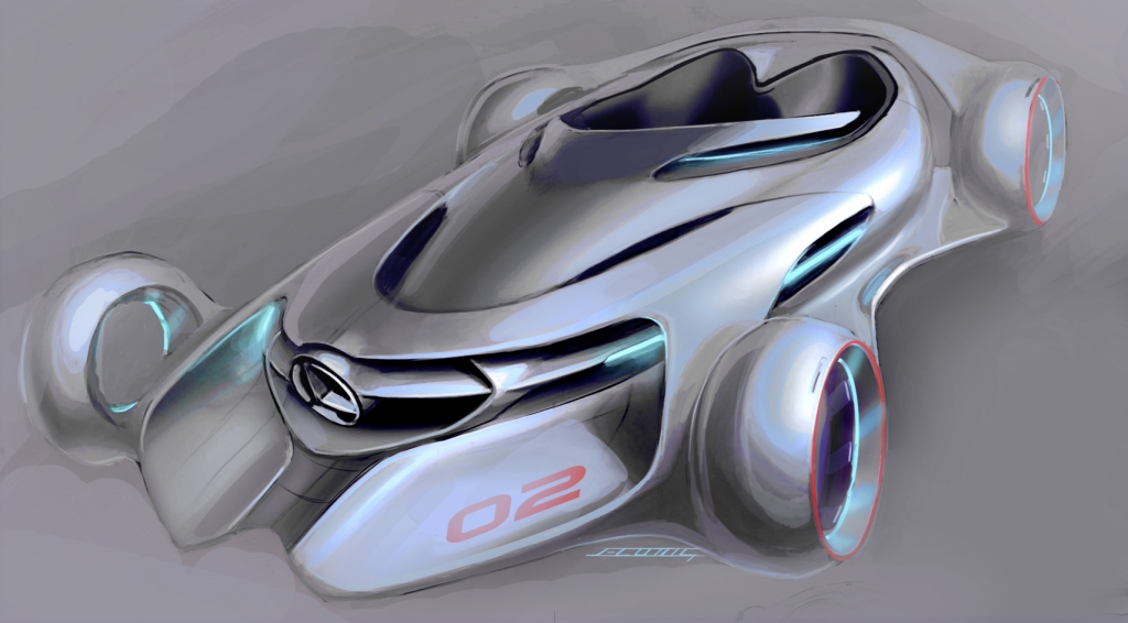 Mercedes-Benz designt  drei Autos für Hollywoodfilme