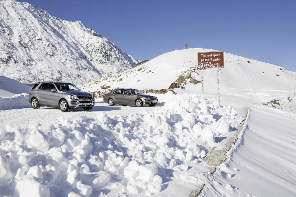 Mit Allradantrieb 4Matic durch den Winter