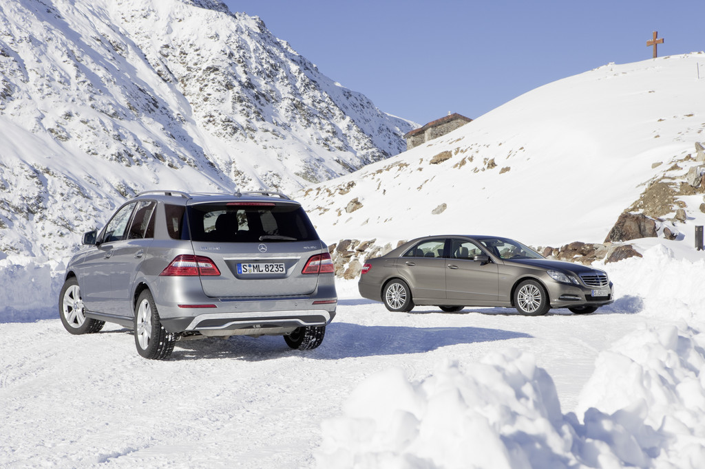 Mit Allradantrieb 4Matic durch den Winter