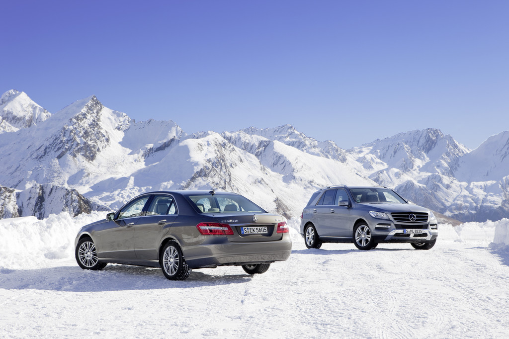 Mit Allradantrieb 4Matic durch den Winter