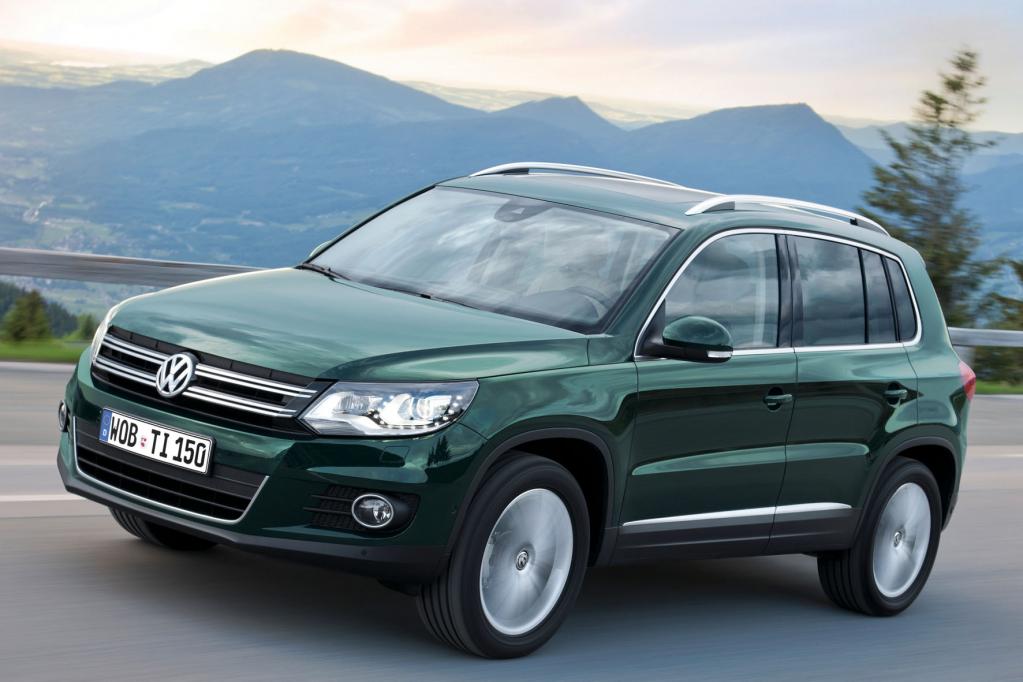 Nach wie vor rangiert der VW Tiguan bei den Zulassungen an erster Stelle. 