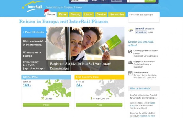 Per Schiene durch Europa: 40 Jahre InterRail-Pass