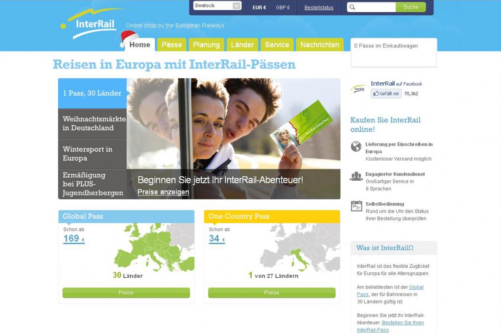 Per Schiene durch Europa: 40 Jahre InterRail-Pass