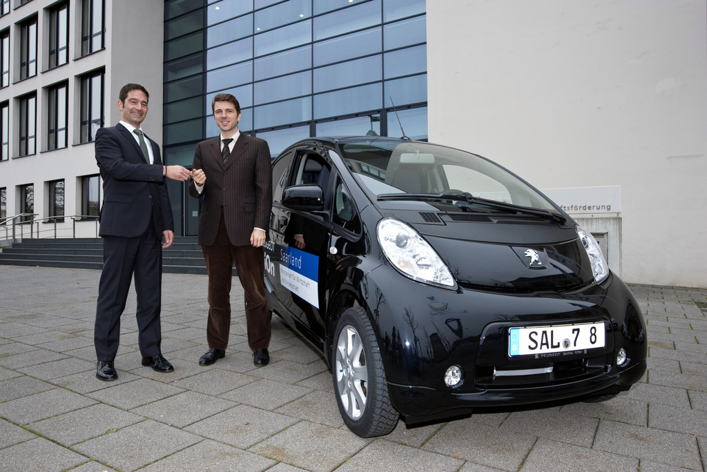 Peugeot Ion für Saarlands Wirtschaftsministerium