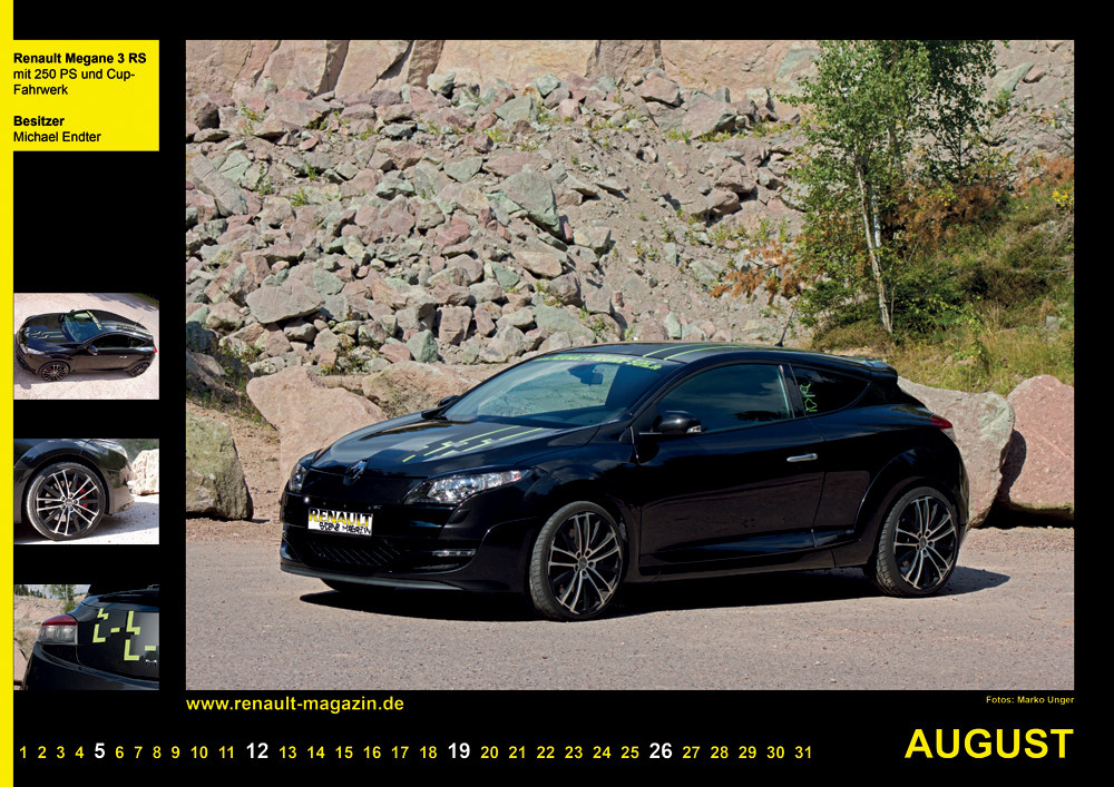 Renault-Scene-Magazin Kalender 2012