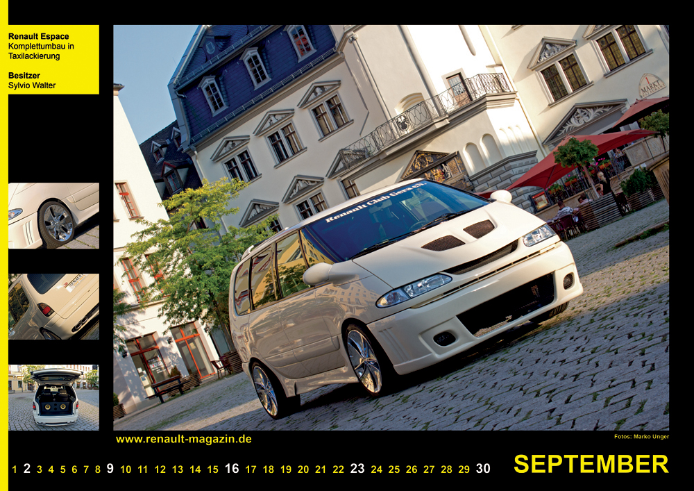 Renault-Scene-Magazin Kalender 2012