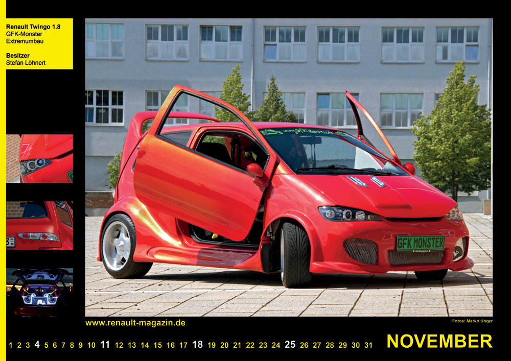 Renault-Scene-Magazin Kalender 2012