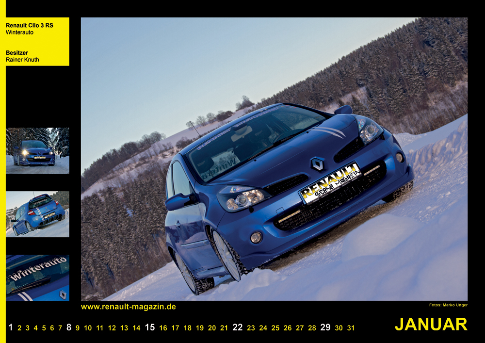Renault-Scene-Magazin Kalender 2012