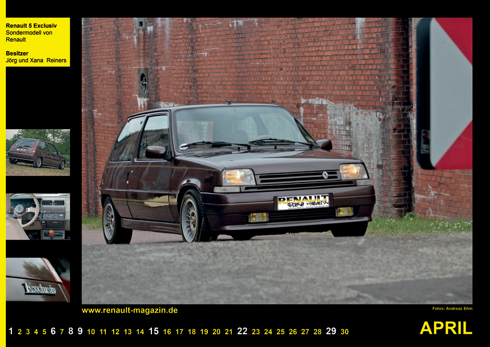 Renault-Scene-Magazin Kalender 2012