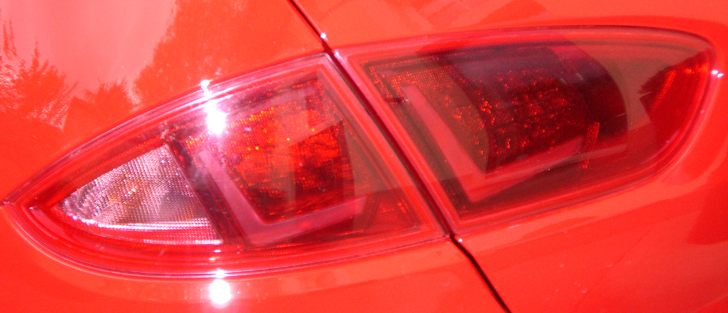 Seat León FR: Moderne Leuchteinheit hinten. 
