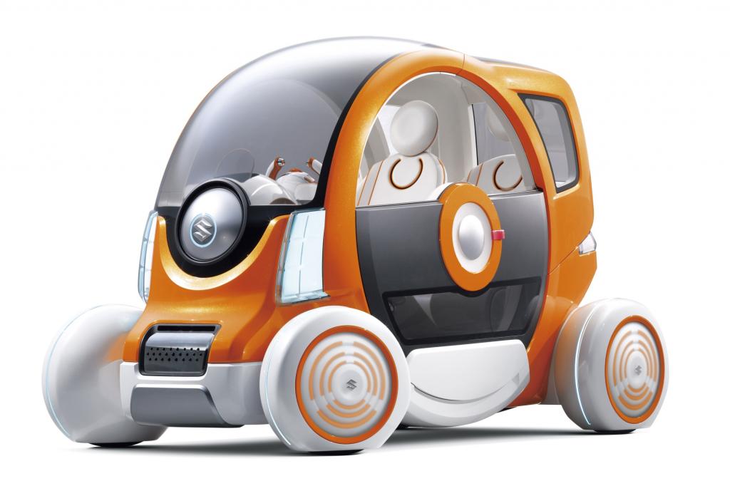 Suzuki zeigt auch eine Studie eines futuristischen Stadtautos