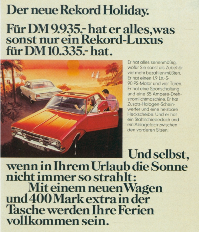 Tradition: 45 Jahre Opel Rekord C/Commodore A - Mittelklasse für Millionen
