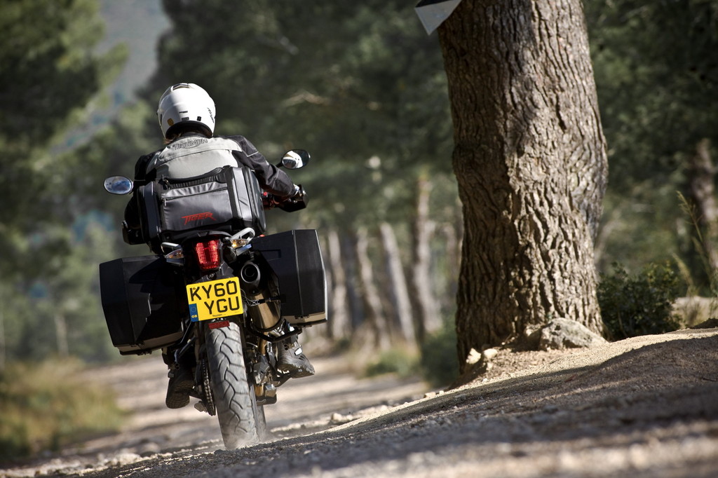 Triumph bietet eine Reihe von Gepäcklösungen für die Tiger 800.