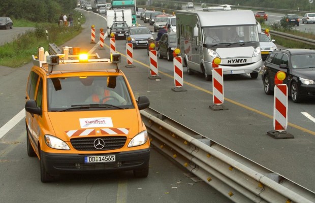 Unfälle in Autobahnbaustellen nehmen zu