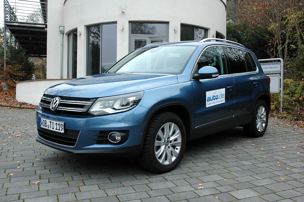 VW Tiguan, hier als 140-PS-Bluemotion-Diesel mit Allrad. Fotos: Koch