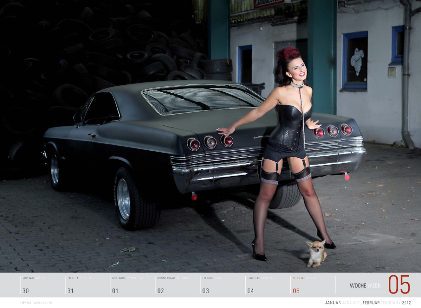 auto.de-Weihnachtsgewinnspiel: „Girls & Legendary US-Cars“ Kalender 2012