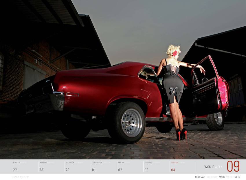 auto.de-Weihnachtsgewinnspiel: „Girls & Legendary US-Cars“ Kalender 2012