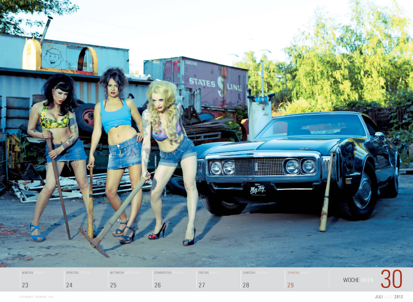 auto.de-Weihnachtsgewinnspiel: „Girls & Legendary US-Cars“ Kalender 2012