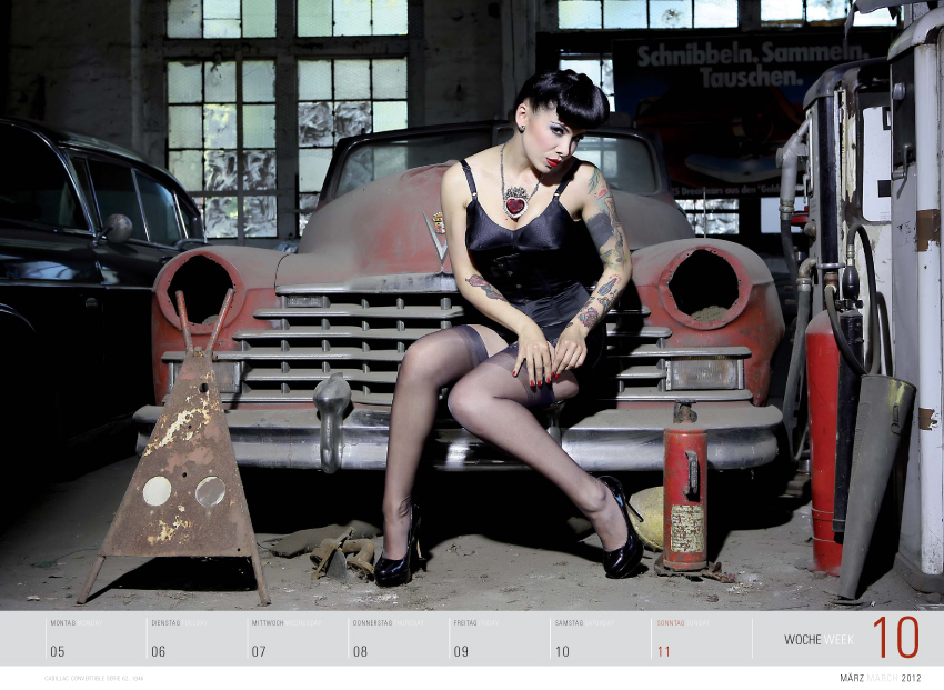 auto.de-Weihnachtsgewinnspiel: „Girls & Legendary US-Cars“ Kalender 2012